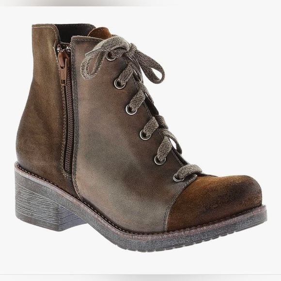 Naot Groovy Ankle Lace-Up Booties Size 7